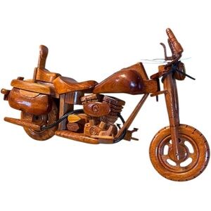 DREXEL HERITAGE  ⭐️ wooden carved motorcycle